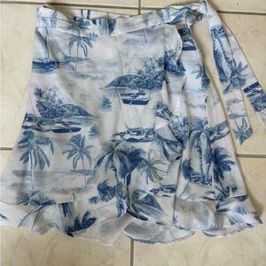 Show me your MuMu Tropical Print Wrap Skirt